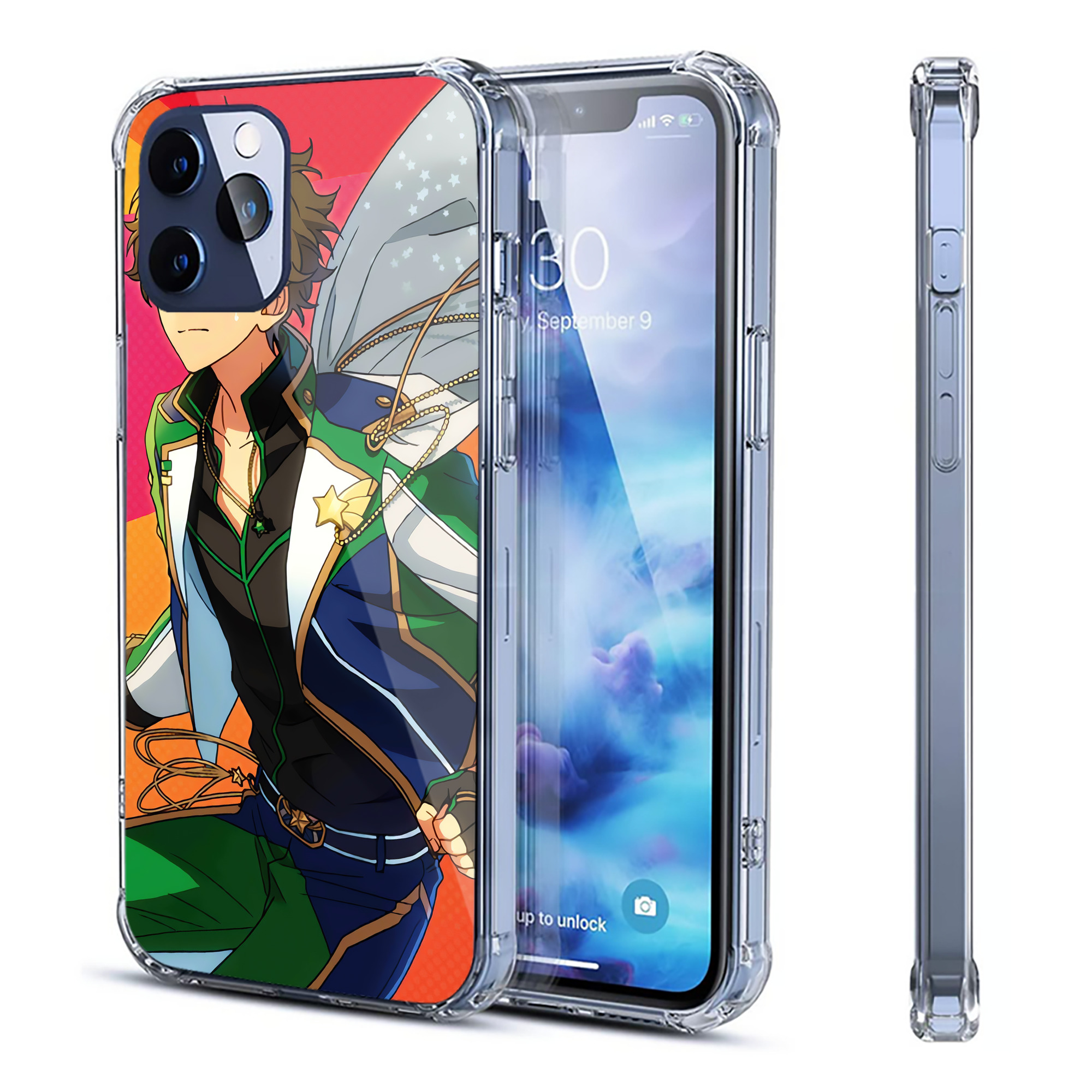 （画像用） あんさんぶるスターズ! Ensemble Stars 【iPhone 12シリーズ対応】透明スマホケース（クリアソフトケース）